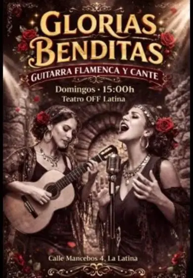 Cartel de Glorias benditas