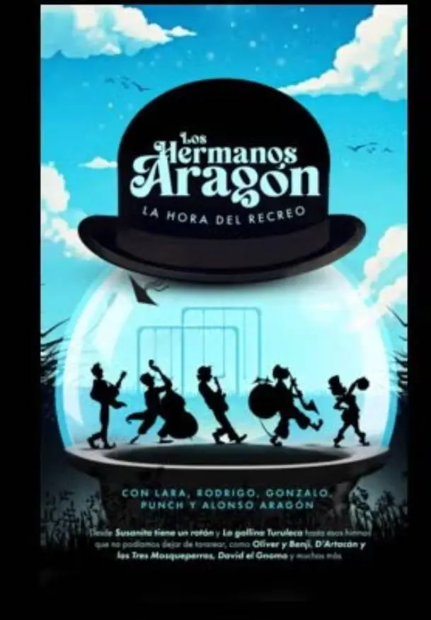 Cartel de La hora del recreo - Hermanos Aragón