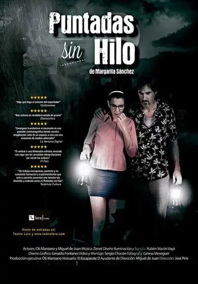 Cartel de Puntadas sin hilo