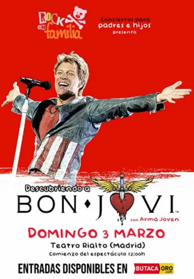 Cartel de Rock en familia: Bon Jovi