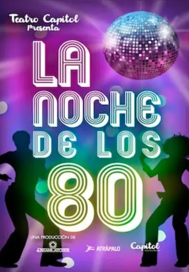 Cartel de La noche de los 80