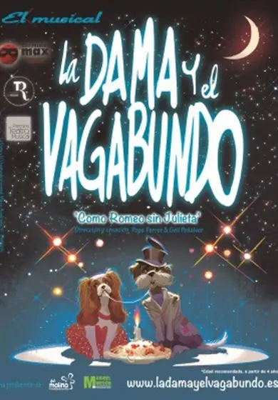 Cartel de La dama y el vagabundo