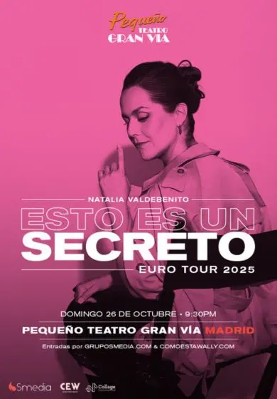 Cartel de Esto es un secreto - Natalia Valdebenito