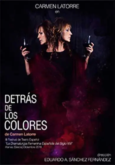 Cartel de Detrás de los colores