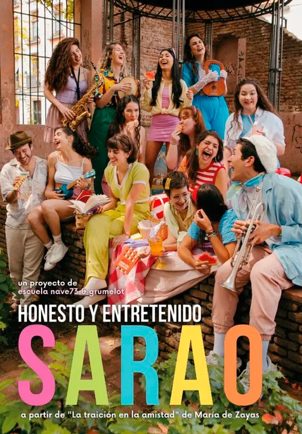 Cartel de Honesto y entretenido sarao