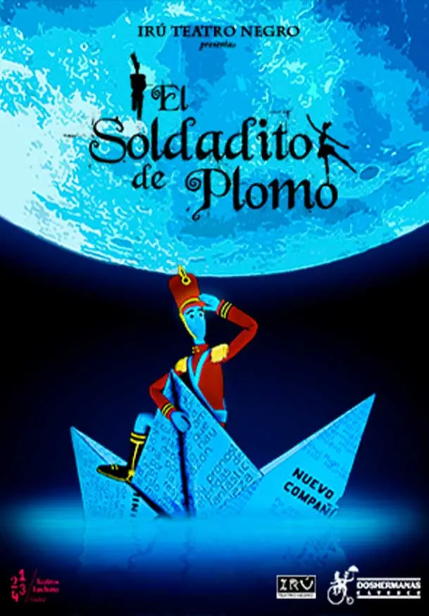 Cartel de Irú Teatro Negro: El soldadito de plomo