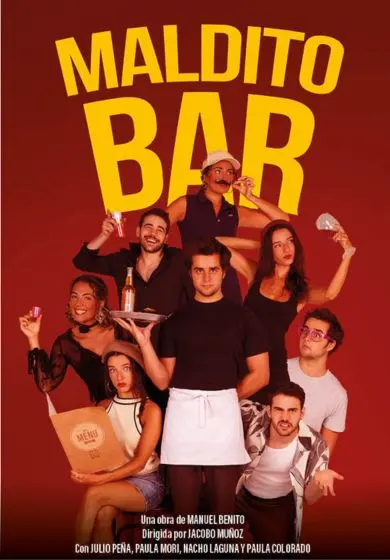 Cartel de Maldito bar