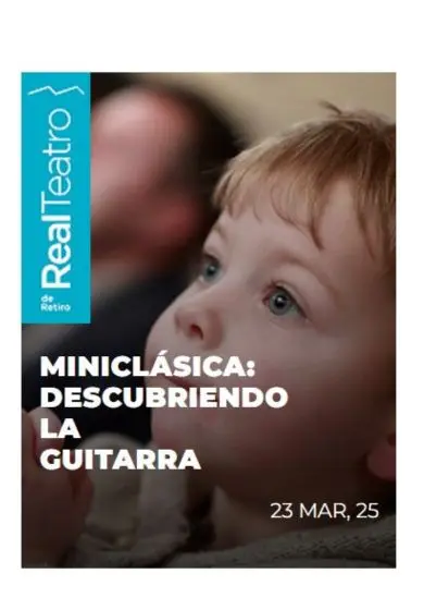 Cartel de Miniclásica: Descubriendo la guitarra