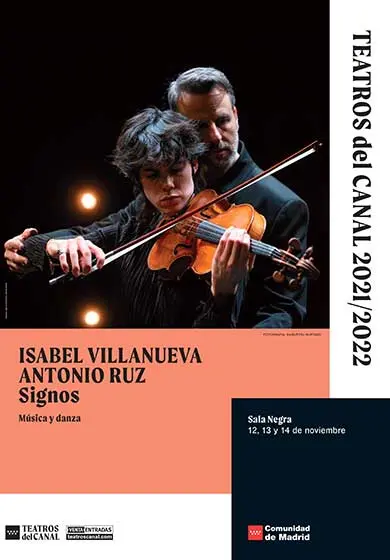 Cartel de Compañía Antonio Ruiz / Isabel Villanueva: Signos