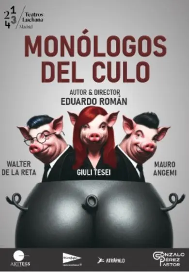 Cartel de Monólogos del culo