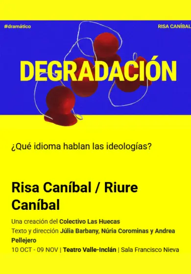 Cartel de Risa Caníbal / Riure Caníbal