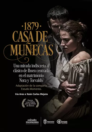 Cartel de Estudo Momento: 1879. Casa de Muñecas