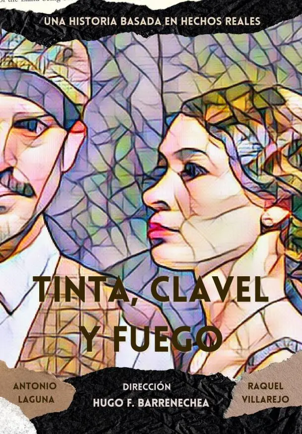 Cartel de Tinta, clavel y fuego