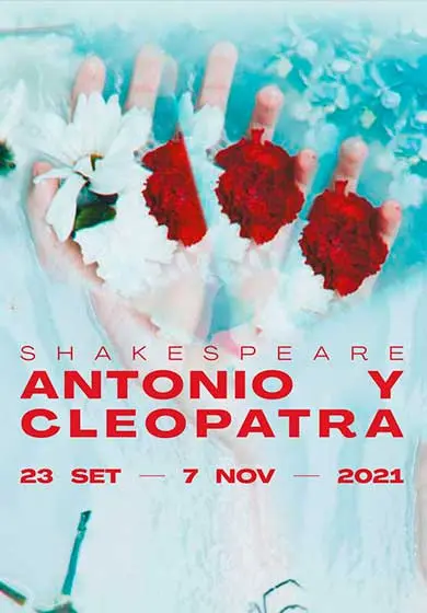 Cartel de José Carlos Plaza: Antonio y Cleopatra