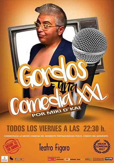 Cartel de Gordos, una comedia XXL