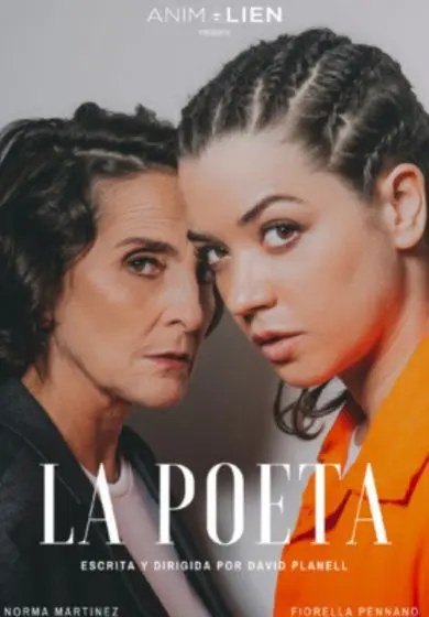 Cartel de La poeta