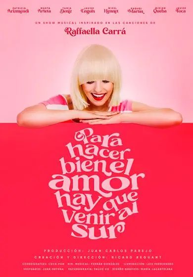 Cartel de Para hacer bien el amor hay que venir al sur