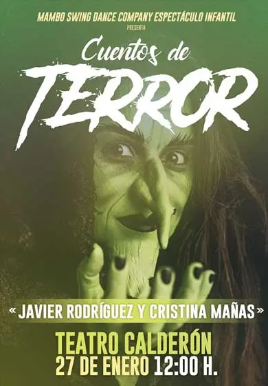 Cartel de Cuentos de terror