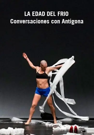 Cartel de La edad del frío. Conversaciones con Antígona