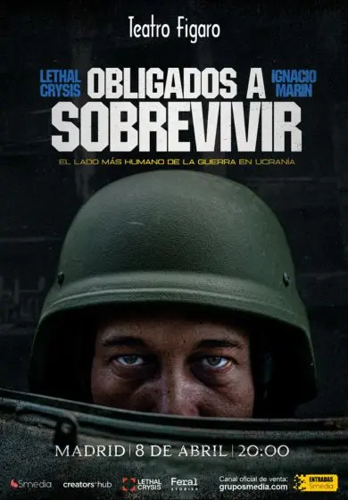 Cartel de UCRANIA: Obligados a sobrevivir