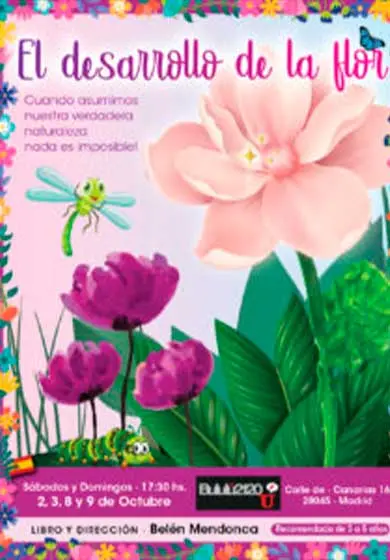 Cartel de El desarrollo de la flor