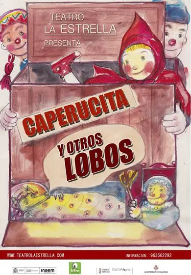Cartel de Caperucita y otros lobos