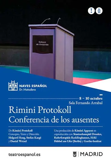 Cartel de Conferencia de los ausentes