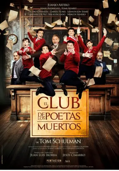 Cartel de El club de los poetas muertos