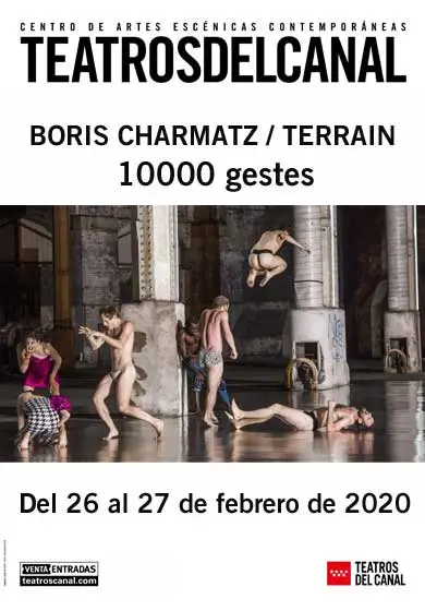 Cartel de BORIS CHARMATZ/TERRAIN: 10000 gestes