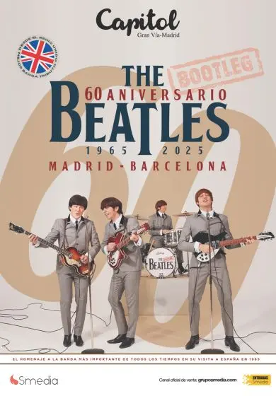 Cartel de The Bootleg Beatles – 60 Aniversario Beatles