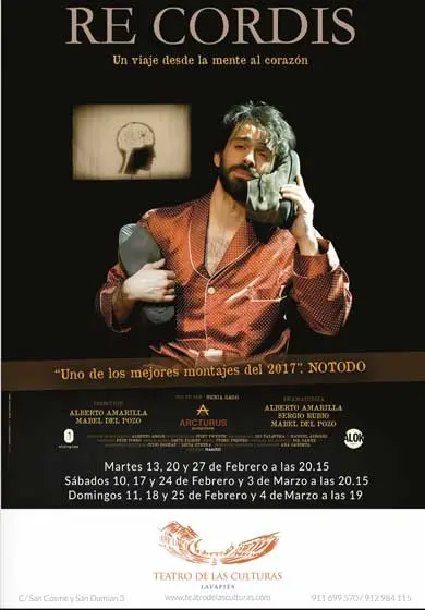 Cartel de RE CORDIS - Un viaje desde la mente al corazón.