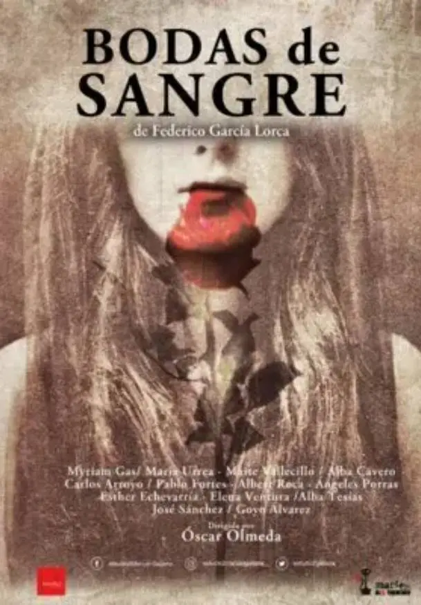 Cartel de Bodas de sangre. Estudio 2 Manuel Galiana