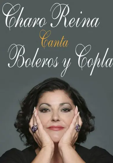 Cartel de Boleros y Coplas, con Charo Reina