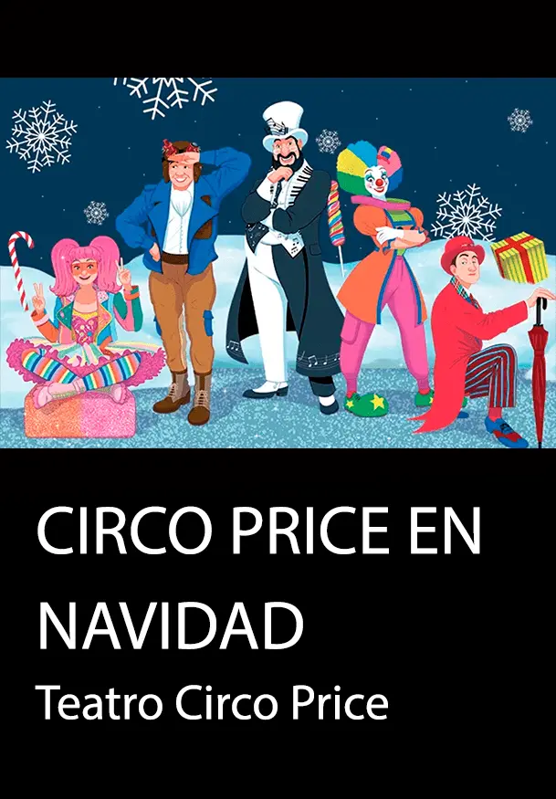 Cartel de Circo Price en Navidad