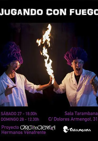 Cartel de Jugando con fuego