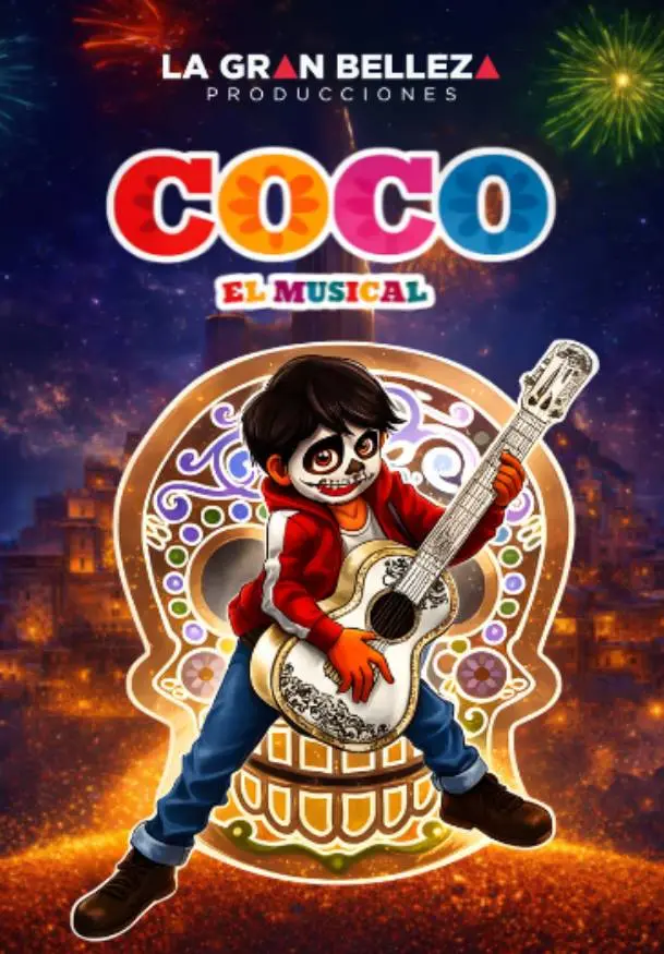 Cartel de Coco, el musical