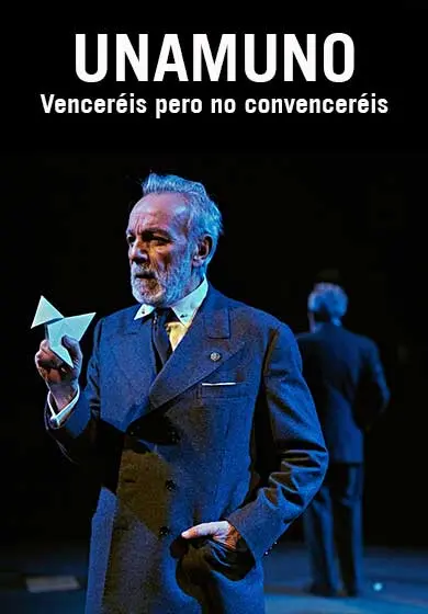Cartel de Unamuno: Venceréis pero no convenceréis