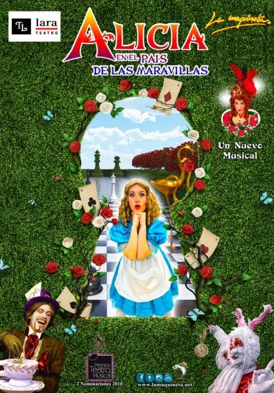 Cartel de Alicia en el País de las Maravillas, el musical