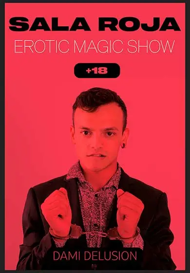 Cartel de Sala Roja: Erotic magic show