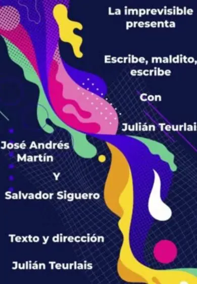 Cartel de Escribe, maldito, escribe