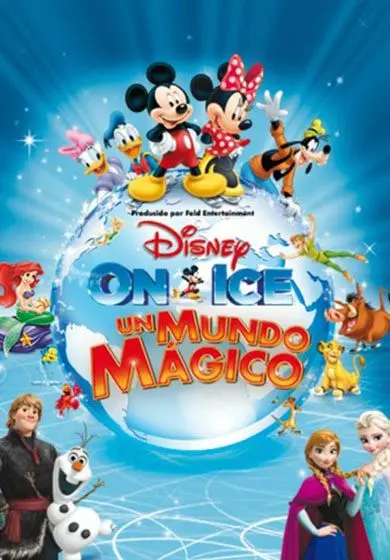 Cartel de Disney On Ice - Un Mundo Mágico en Madrid