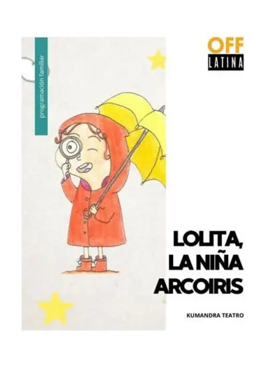 Cartel de Lolia, la niña arcoíris