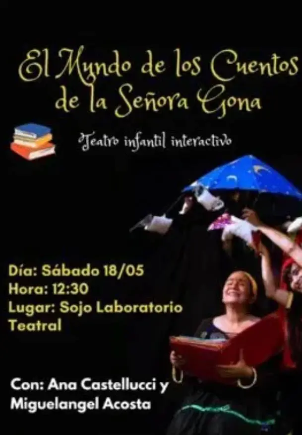 Cartel de El mundo de los cuentos de la señora Gona