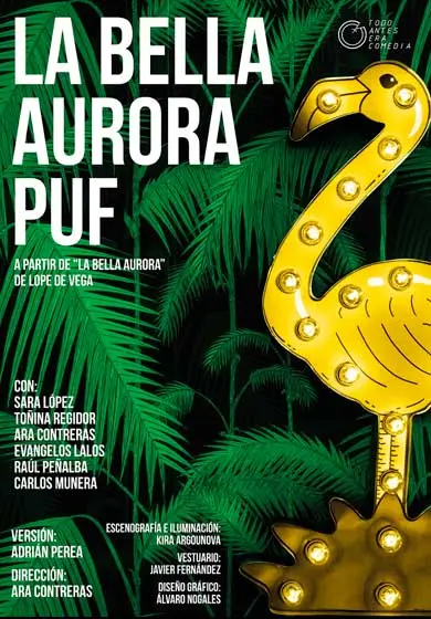 Cartel de La bella aurora puf