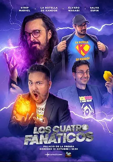 Cartel de Los cuatro fanáticos