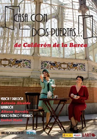 Cartel de Casa con dos puertas