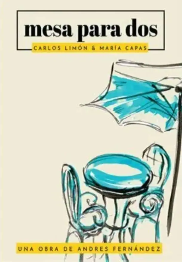 Cartel de Mesa para dos