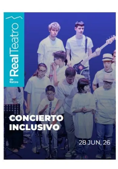 Cartel de Concierto inclusivo - Fundación Sesé
