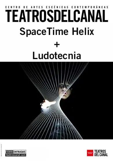 Cartel de SpaceTime Helix + Ludotecnia