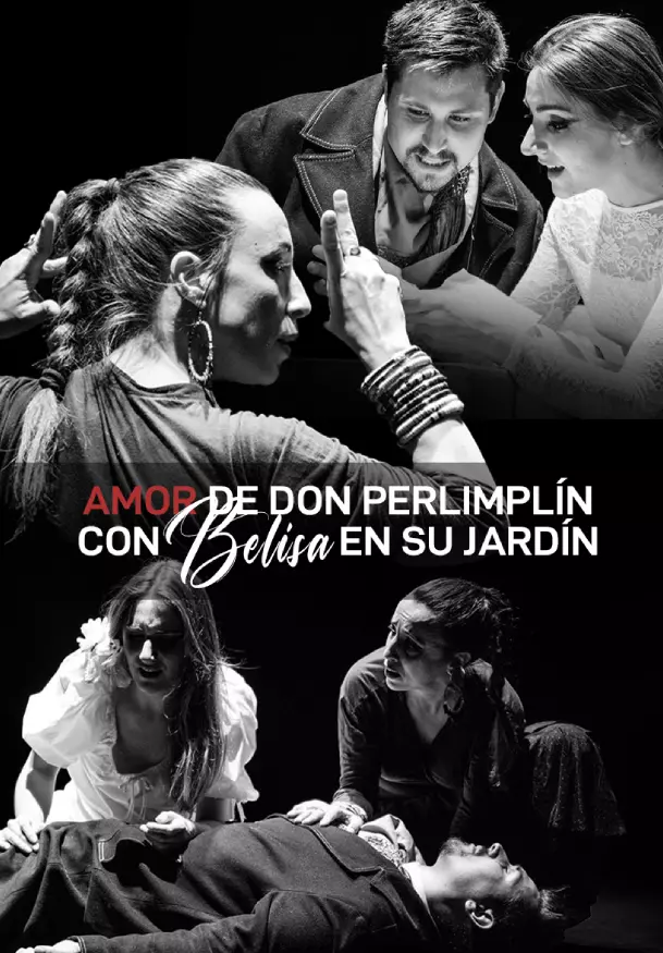 Cartel de Amor de don Perlimplín con Belisa en su jardín - Flamenco